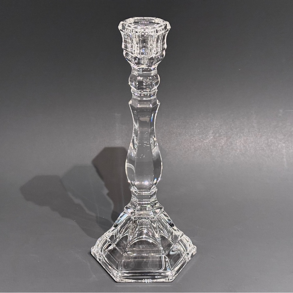 Set of 4 Tiffany & Co. Crystal Hampton Single Light Candlestick Holders 9" - Picture 5 of 12